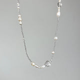 Necklace with pearls 08