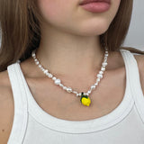 Lemon necklace 01