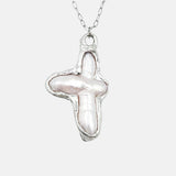 Pearl Cross Necklace 10