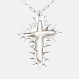 Pearl Cross Necklace 01