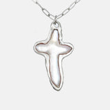 Pearl Cross Necklace 09