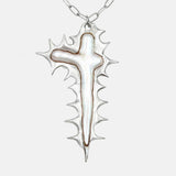 Pearl Cross Necklace 05