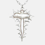 Pearl Cross Necklace 02