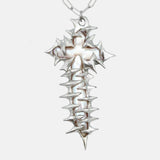 Pearl Cross Necklace 07